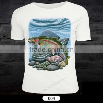 sample available customer design cotton fishing t shirt