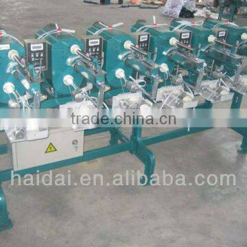 Multi-head cylindrical thread winding machine