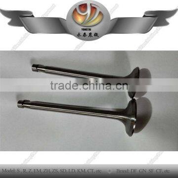 Farm diesel engine specific exhaust and intake valves for tractor