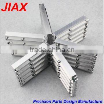 cnc machined aluminum radiator heat sink parts with small order by drawing