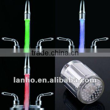 Water Glow Shower LED Faucet Light Temperature Sensor