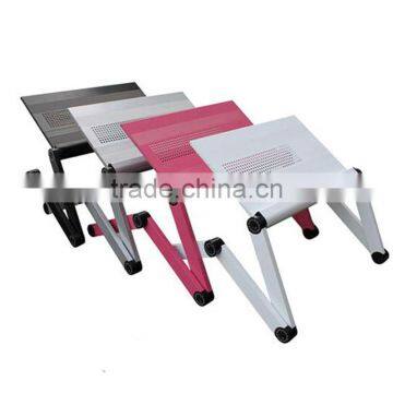Adjustable Laptop Table/Portable Bed Tray Book Stand Dual Layer Tablet photo-2
