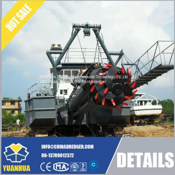 350m3/h dredging capacity cutter suction dredger