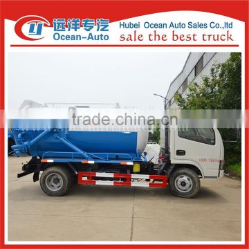 dongfeng 4tons new mini vacuum slurry suction truck