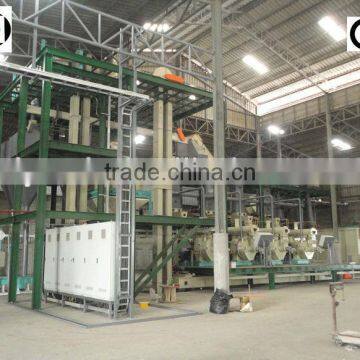 Hot sale! CE automatic complete wood chips pellet line