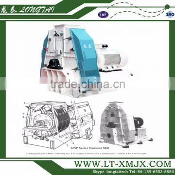 Grain Corn Wheat Straw Rice husk Hammer Mill Grinder Machine