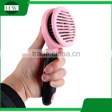 Pet Accessories Tool Hanging Plastic Stainless Steel Cat Dog Pet Bath Massage Hair Removal Grooming Slicker Brush Comb photo-5