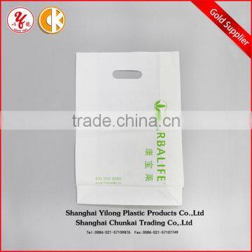 Special Design Hot Sell OEM Custom Printed Plastic Shopping Bag Carrier Bag Die Cut Plastic Bag