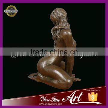 Customize Female Erotic Art Bronze Sculpture photo-3