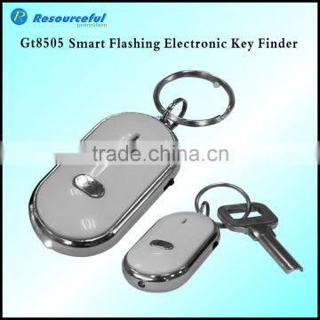 ABS electronic whistle key finder/key chain with Led flash