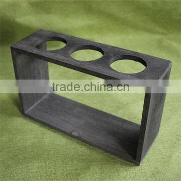 Antique Color Finishing Function of Wooden Test Tube Rack for Sale photo-5