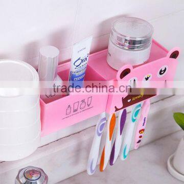 N161 New Products Cartoon Animal Sucker Family Toothbrush Holder photo-4