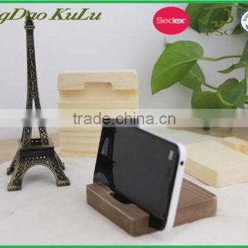 cheap modern wooden phone holder of table