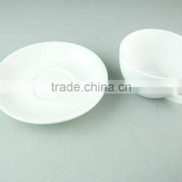 Cheap White Porcelain Coffee Tea Set Tableware Cup and Saucer photo-2