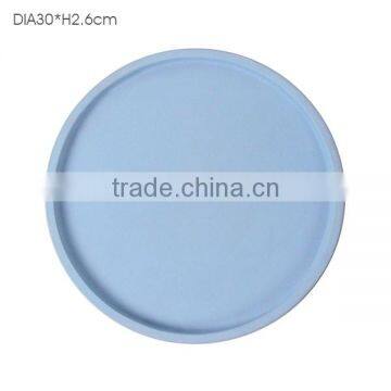 OEM Wholesale Cheap Oval Cement Concrete Plate/ Fruit Tray With Print photo-4