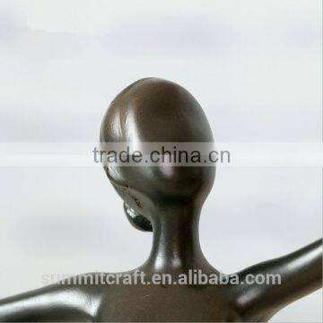 Elegant Resin Ballerina Figurine Bronze Ballerina Sculpture photo-4