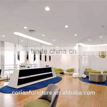 100% Acrylic Solid Surface Interior Decorating Wall and Furniture for Office photo-2