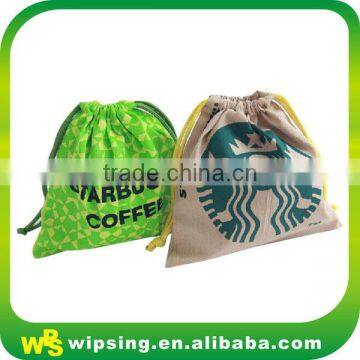 Custom Design Full Printing Cotton Drawstring Bag photo-2