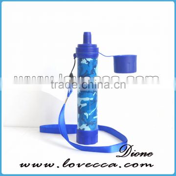 6000ML outdoor survival emergency water filter straw , portable water straw