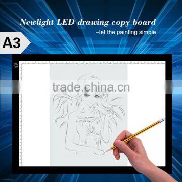 Illumunate LED Tracing Copy Board Ajustable Brightness/LED Neon Maker Drawing Copy Board/ LED Tattoo Copy Board photo-2