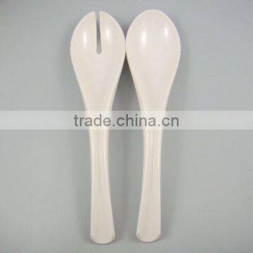 Solid Color Big Morden Family Melamine Chinese Spoon&Fork