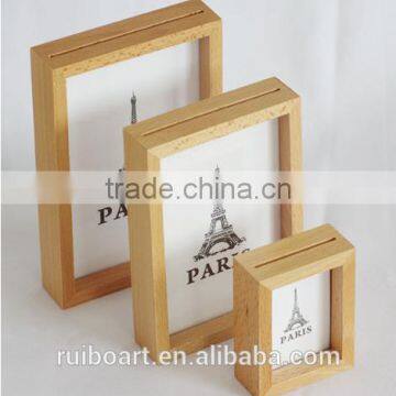 Beech Wood Picture Frame Wooden Photo Frame photo-3