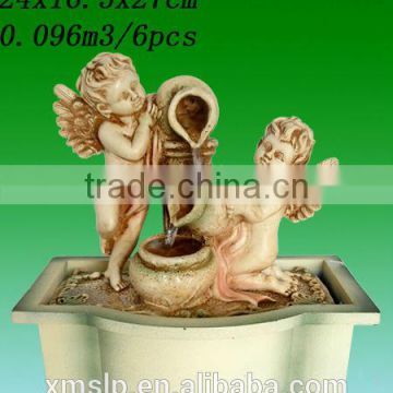 resin angel water fountain