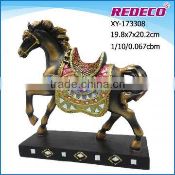 wholesale custom resin antique horse statue for home decor