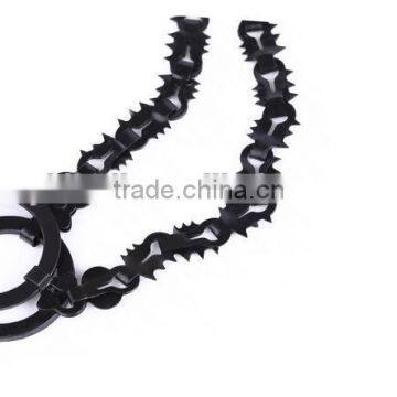 Outdoor Survival Sharp Teeth Gear Saw With Chain
