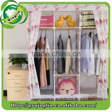 factory price removable collapsible wardrobes for home furniture