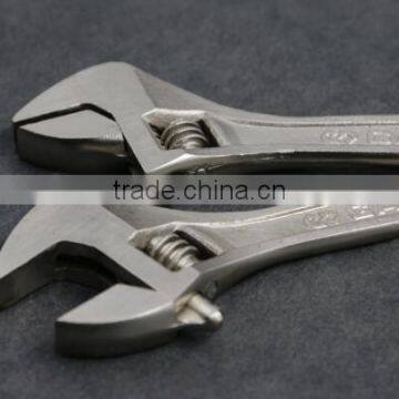 Wide Mouth Tube Live Nickel Plated Spanner Wrench Adjustable Spanner Nut Wrench Pipe Wrench photo-2