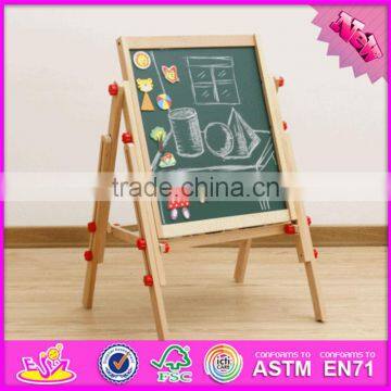 2017 New Design Adjustable Children Wooden Double Sided Drawing Board W12B107 photo-5