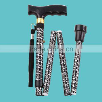 Engraving Walking Stick folding walking stick