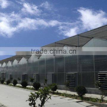 Good Quality Multi Span Polycarbonate Flower Greenhouse With Shading System and Growing Lighting System photo-4