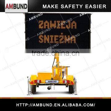 EU Series Portable Message Signs For Traffic Management, Outdoor Trailer Mounted VMS photo-5