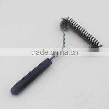Black Handle Heavy Duty Barbecue Grill Brush With Wire Bristle photo-6