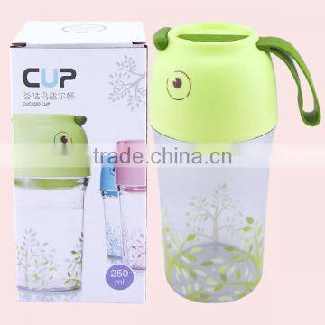 250 ML Single Wall Plastic Clear Drinking Water Bottle With Lid photo-3