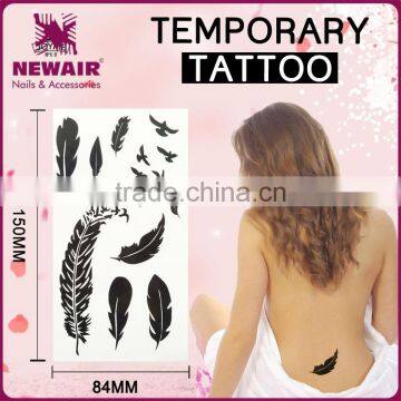NEWAIR 4 Colors Printing Water Transfer Kids Glitter Tattoos photo-3