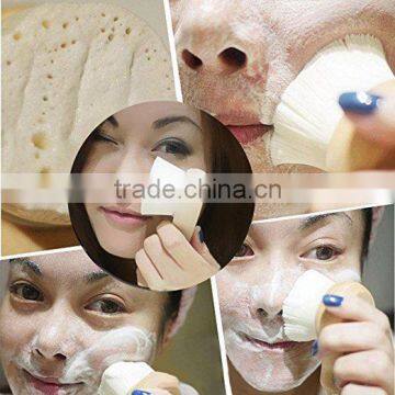 Facial Cleanser Exfoliate Brush Facial Skin Care Tool, Pore Cleaner (Wooden Handle) photo-4