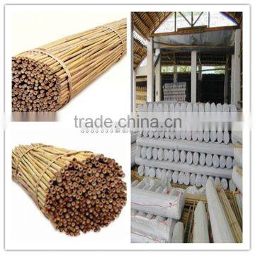 thin nature round bamboo flower sticks in China