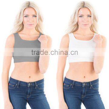 Women's Scoop Neck Tank Top Camisole Comfortable Smooth Fit Layering Top Plus Size Modest Tee Shirt Crop Top Shirt