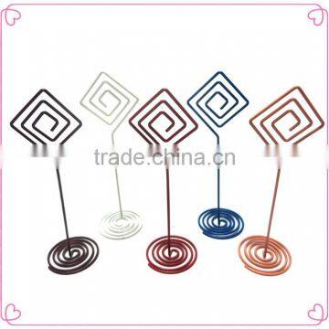 Fashion gift cute colorful OEM shaped metal memo clips