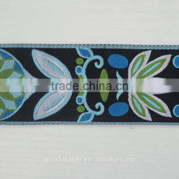 China Colorful High Density Custom Polyester Jacquard Weave Ribbon photo-4