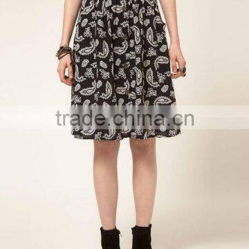 12SK006 Summer Hot Selling Fashion Casual Midi Skirt