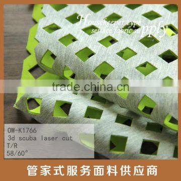POLY AND RAYON 3D SCUBA LASER CUT FABRIC photo-3