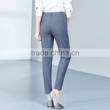 2017 Spring Summer New Black Haren Pants Waist Trousers Female Loose Nine Cigarette Pants Custom photo-4