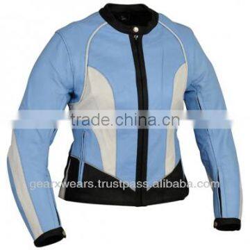 Womens Leather Motorbike Jacket