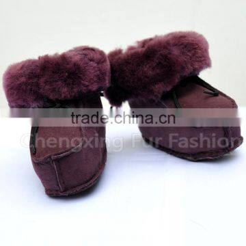 CX-SHOES-05D In Stock Items Wholesale Baby Shoes Winter Leather Cheap Shoes photo-2