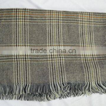 2017 the Large Latest Lady Soft Knitted 100%viscose Plaid Shawl photo-2