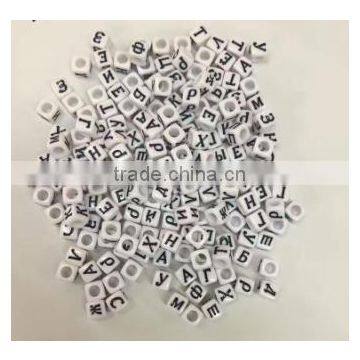 Imitation Gold Plated Letter Alphabet Letter Beads Diy Gold Acrylic Letter Beads Charms for Jewelry Accessories 2017